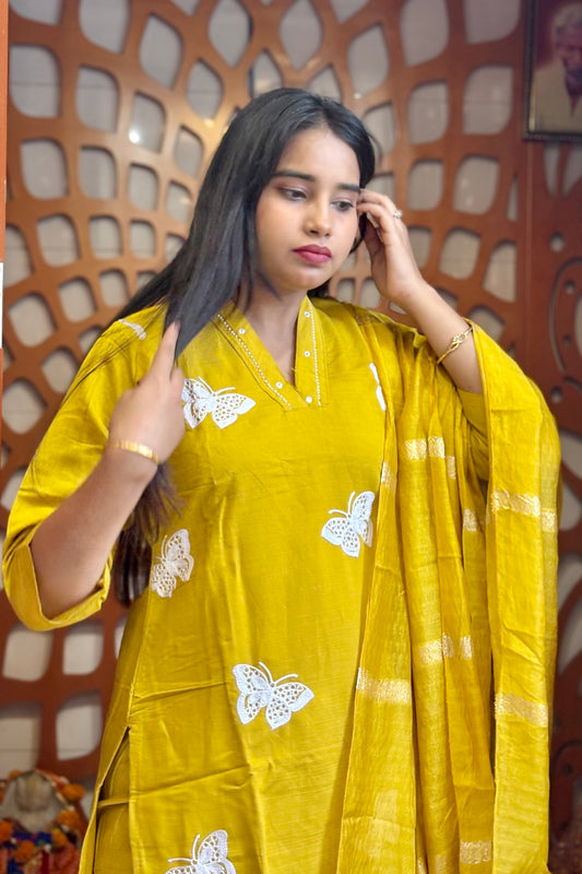 Basanti Titli Suit Set