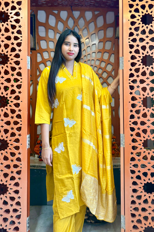 Basanti Titli Suit Set