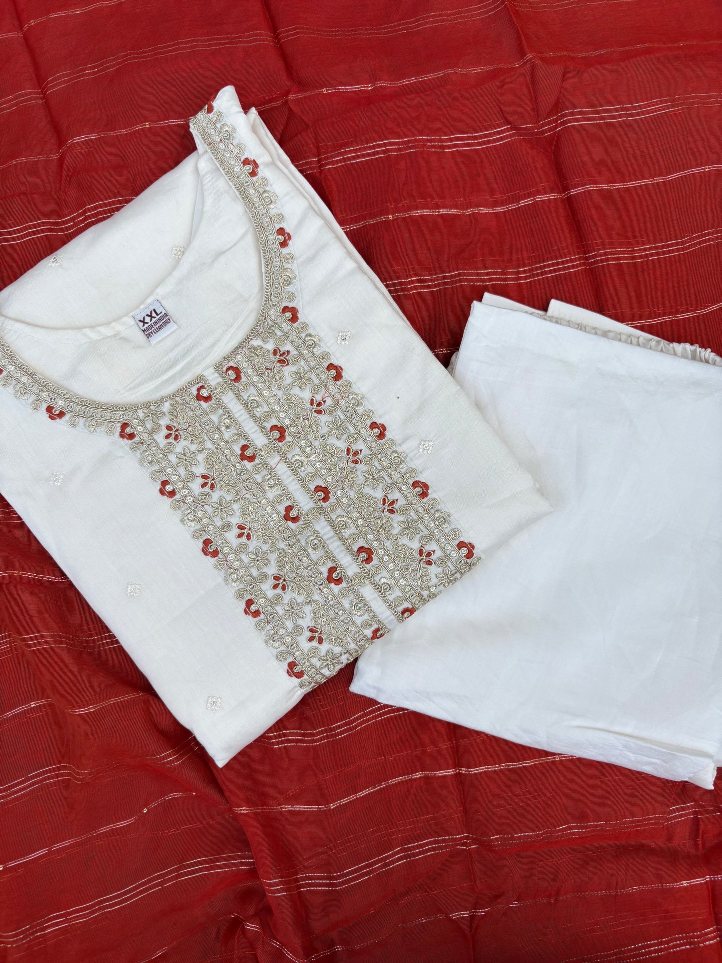 Ivory Rust Charm Suit Set