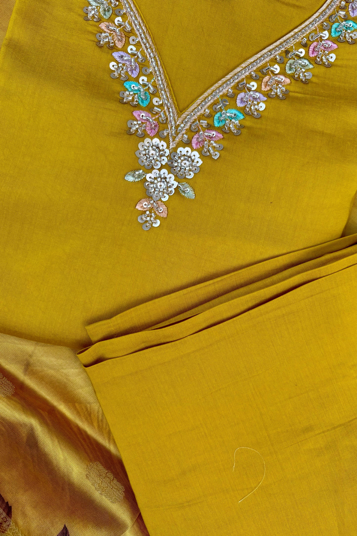 Rangrez Suit set with Organza Dupatta