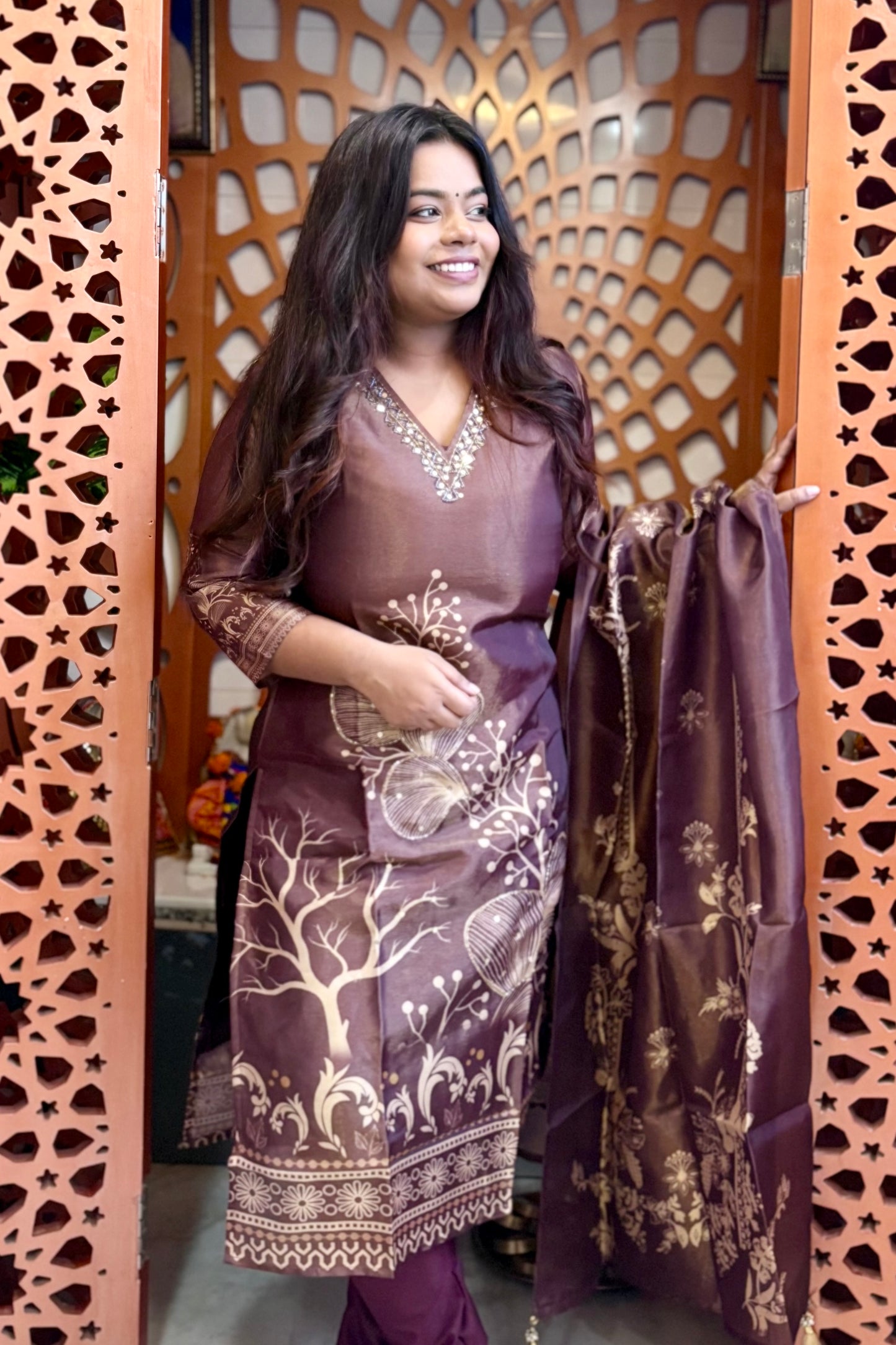 Umber Brown Suit Set