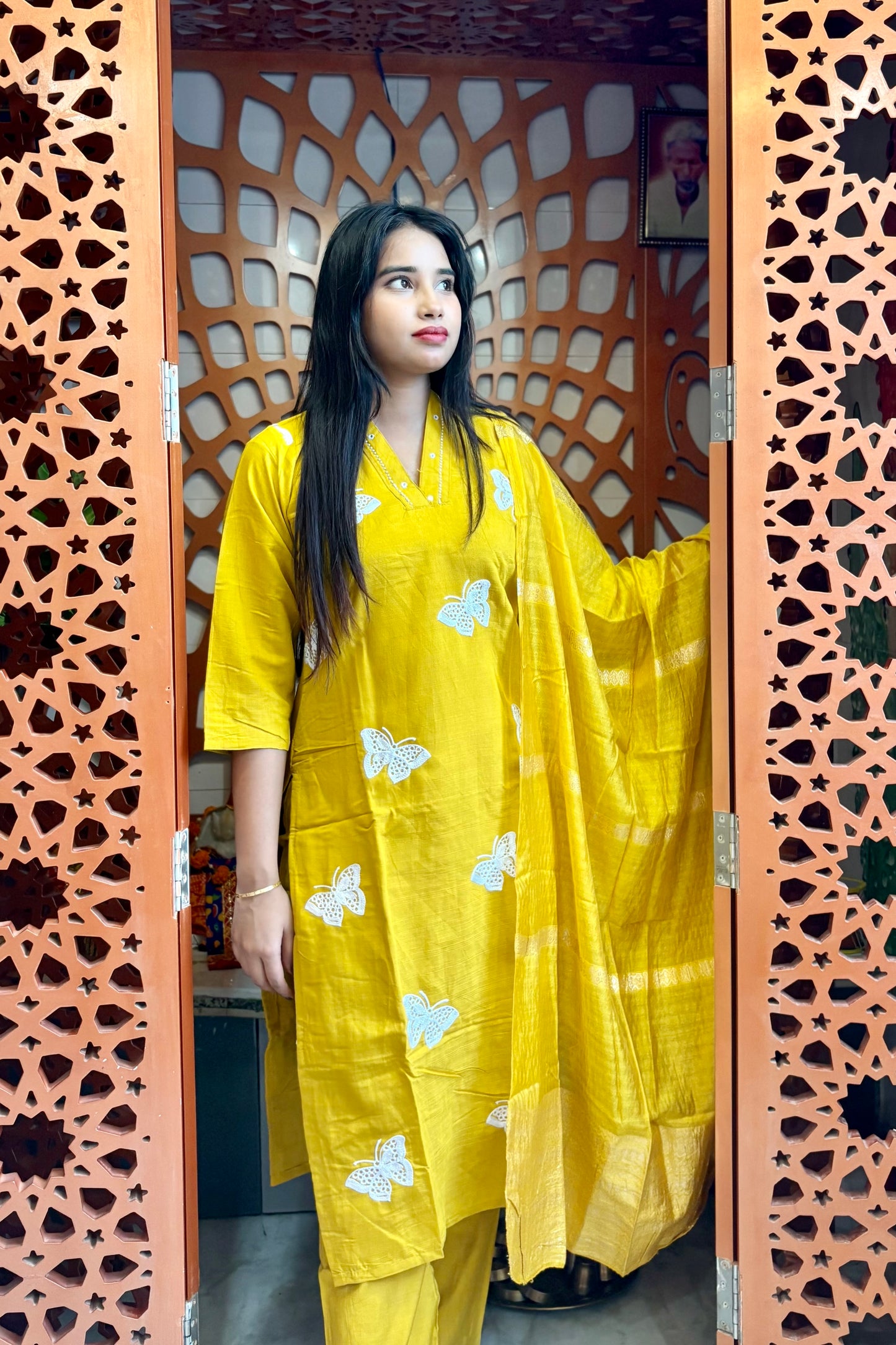 Basanti Titli Suit Set
