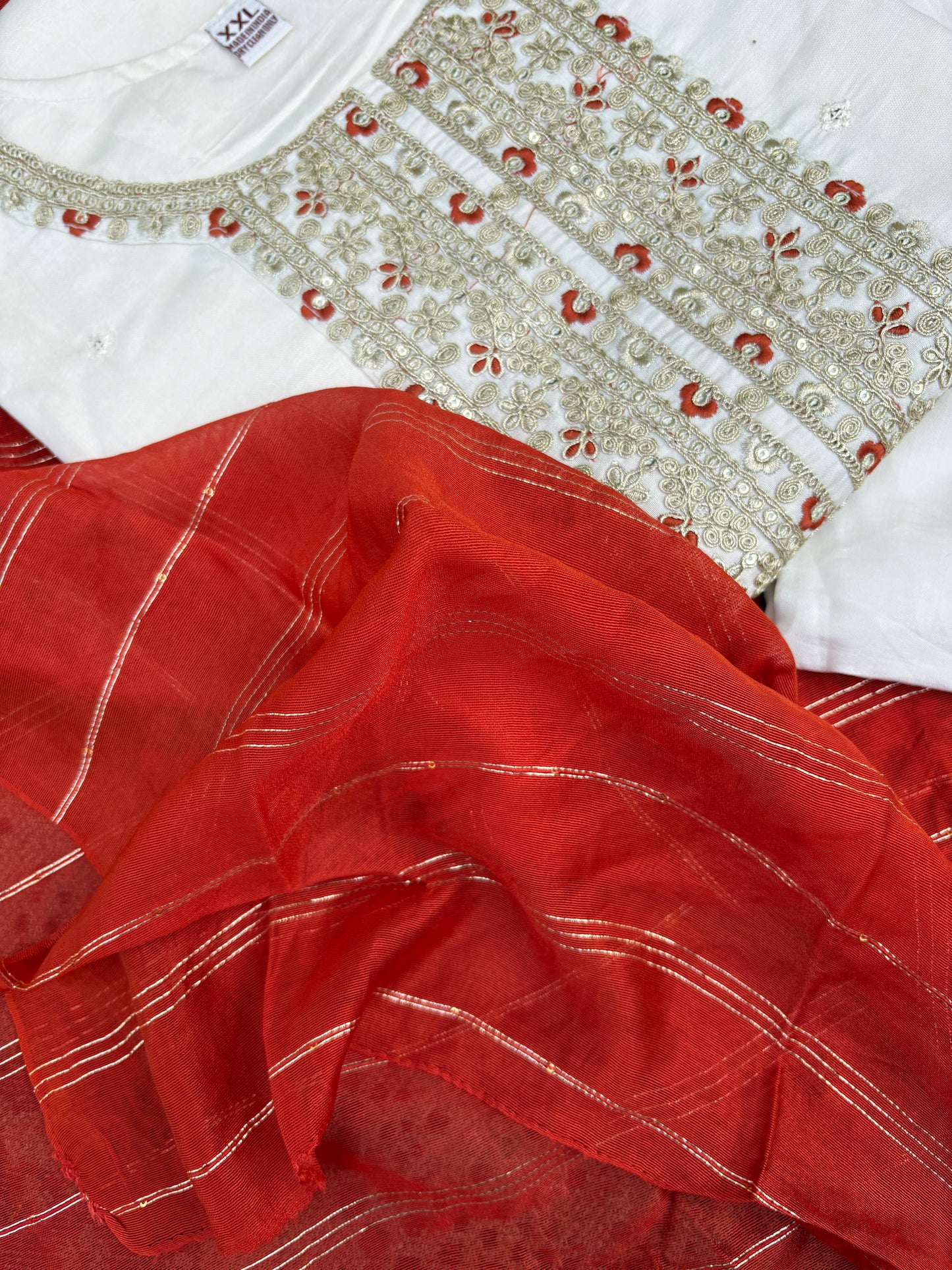 Ivory Rust Charm Suit Set