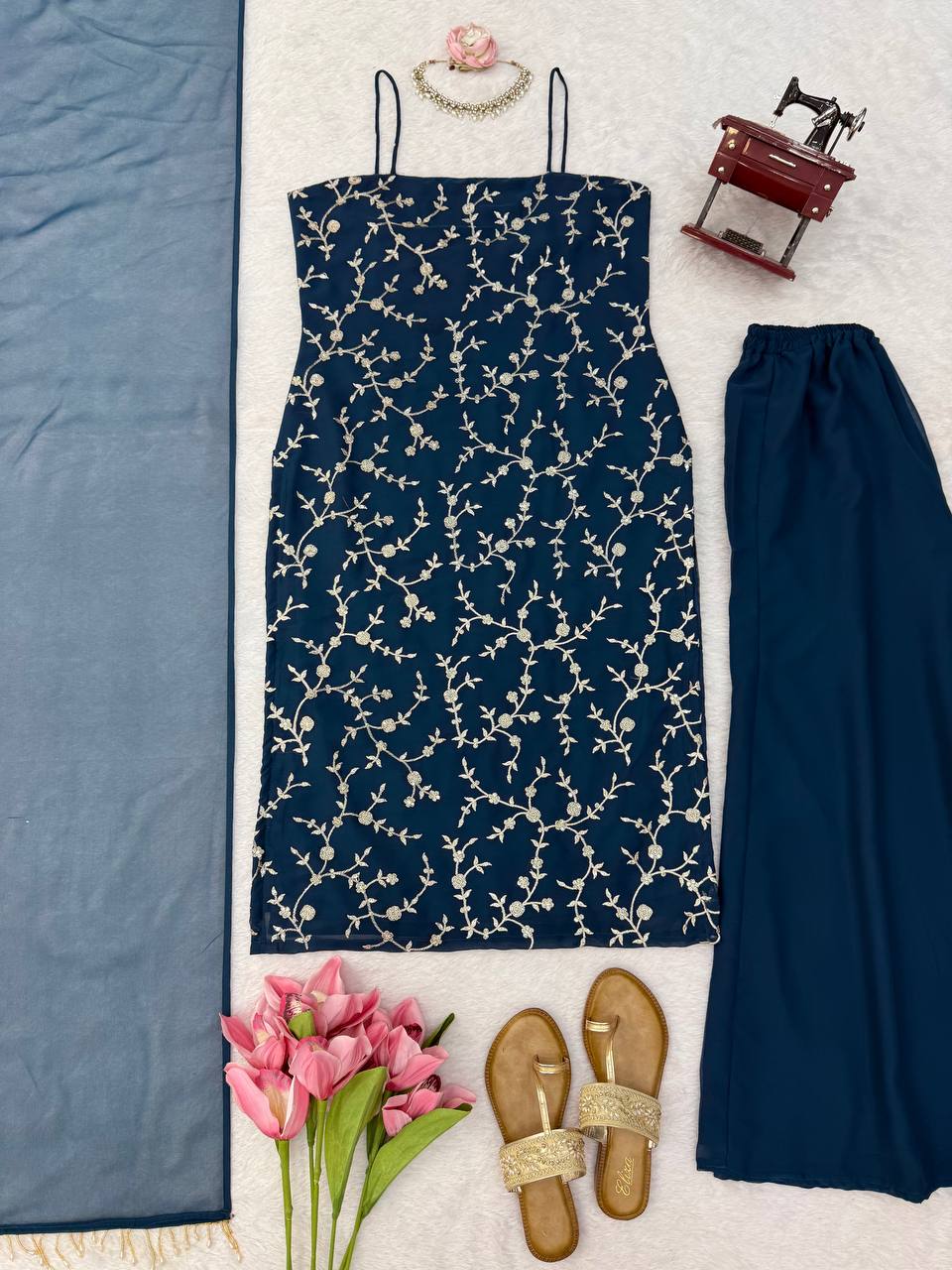Sitara Teal Suit set