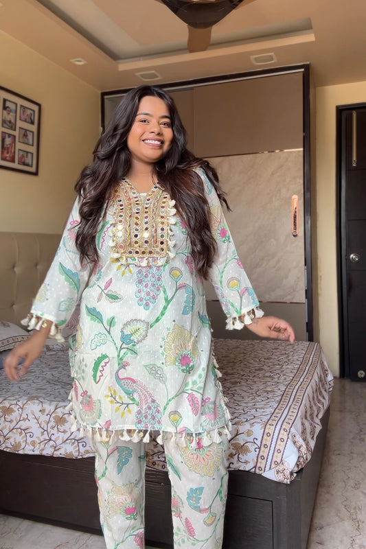 Gulbahar cotton Co ord set