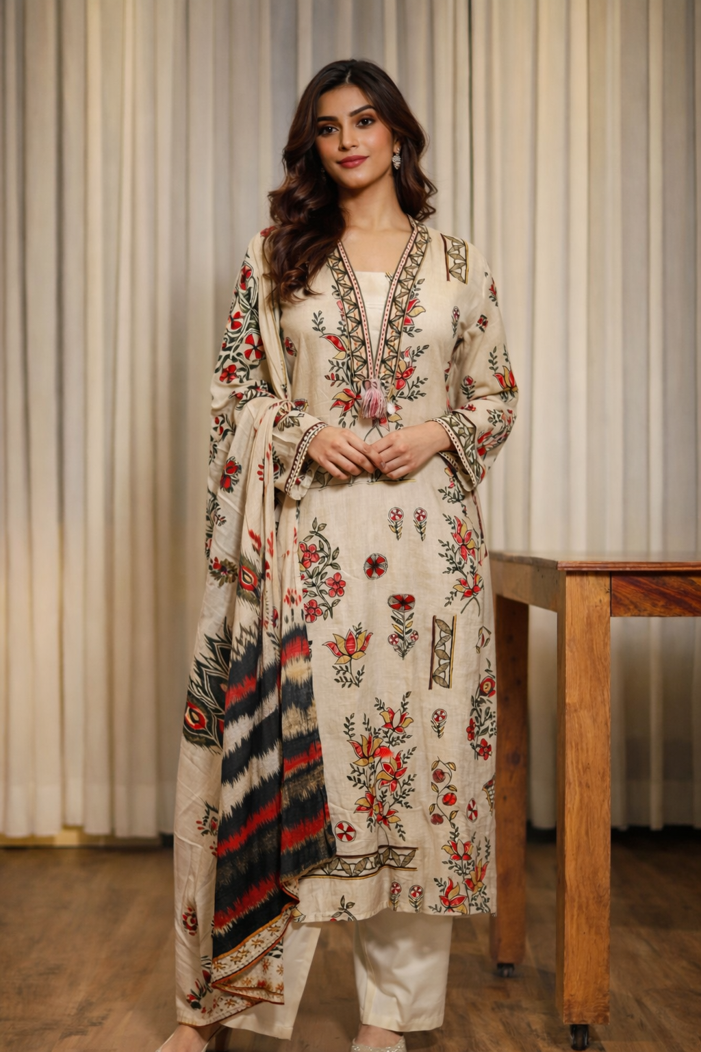 Ayesha Soft cotton printed suit set