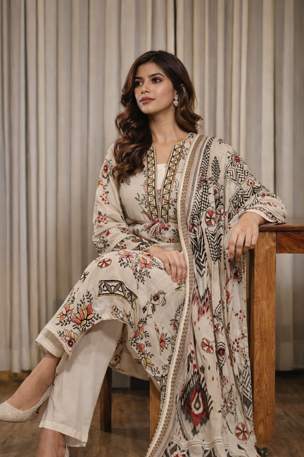 Ayesha Soft cotton printed suit set