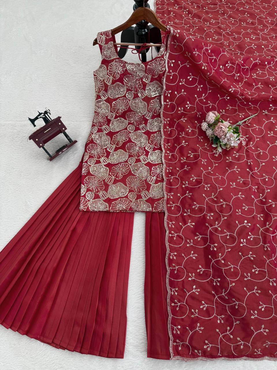 Mehvish Kurta Plazo Suit Set