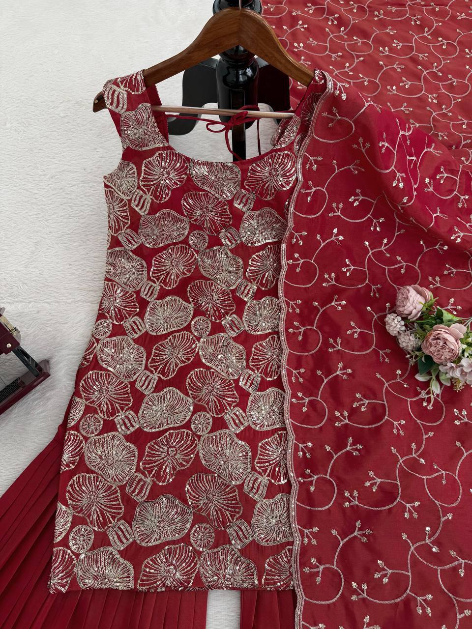 Mehvish Kurta Plazo Suit Set