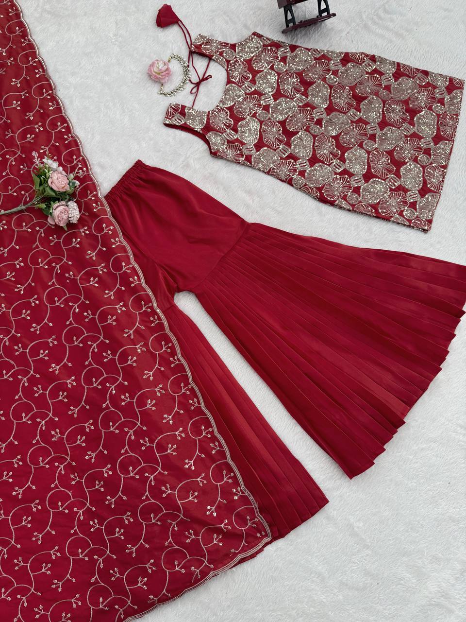 Mehvish Kurta Plazo Suit Set