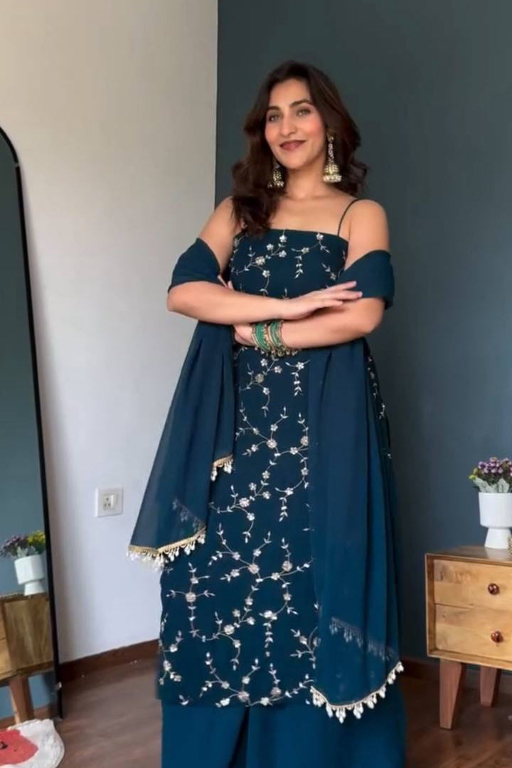 Sitara Teal Suit set